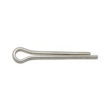 Midwest Fastener  Cotter Pin, 1/8 in Dia, 1 in L, Stainless Steel 74814
